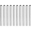 YOKIVE 10pz Lampada Tubo Nipplo, 6cm Lunghezza M6 Filettatura 1mm Passo Zinco Placcato Tubo cavo Lampada Riparazione Parti, Ottimo per Luce Raccordi