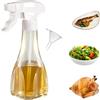 Holzsammlung Spruzzatore Olio, 240 ml Nebulizzatore Olio di Oliva Spruzzatore per Cottura, Bottiglia Spray Cucina Spruzzino Aceto in Vetro per Friggitrice ad Aria, Barbecue, Insalata, Cottura, Pasta
