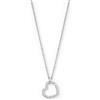 Engelsrufer Collana a forma di cuore in argento Sterling 925, con zirconi, chiusura a moschettone, lunghezza: 40 + 4 cm, 44 cm, Argento sterling, Zirconia cubica
