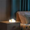 M mimotec - Lampada da comodino LED Dogg per bambini, temperatura calda (3000K) + temperatura fredda (6000K), design creativo ideale per bambini con finitura opale. Modello LM9208