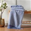 Catherine Lansfield Stab Stitch Coperta 125 x 150 cm, colore: Blu