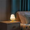 M mimotec - Lampada da comodino touch per bambini, LED pulcino, temperatura calda 3000K, design creativo ideale per bambini con finitura opale. Modello LM9206