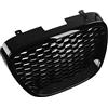 BOLORAMO Griglia Paraurti, Griglia Anteriore Auto Nera Lucida 1133007 Protezione Resistente all'Usura Resistente al Calore Sostituzione per Seat Leon MK2 1P 05-09 per Riparazione