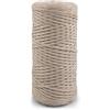 Netuno 1x corda macramè colorata avorio 3 mm 100 m corda cotone singola ritorta corda naturale colorata per macramè filo singolo macramè cordoncino colorato filato gomitolo cotone uncinetto