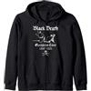 Gothic Moon Designs Black Death Plague Occult Gothic Horror Satan Devil Black Felpa con Cappuccio