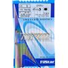 PRO FILSTAR Set di 10 Ami da Pesca Legati Oro N8, Filo da Pesca Monofilo DIA 0,16mm,50cm - Monofilamento - Articoli - Accessori - Attrezzatura da Pescar - Carp Fishing Hooks - Carpfishing