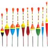 Annlpoy Set di Galleggianti da Pesca in Legno Leggero per Trota, Galleggianti da 1g e 3g e Accessori, Kit Completo per Pesca in Acqua Dolce e Salata, Colori Vivaci e Durevoli