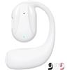 Seymal Auricolari wireless Bluetooth a conduzione ossea mono-orecchio, cuffie aperte, auricolari, chiamate HD for 16 ore, cancellazione del rumore, indossabili senza dolore, display LED, for guida/lavoro(bia