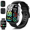 Dyurwa Smartwatch Uomo Donna, 1.91HD Orologio Smartwatch con Effettua/Risposta Chiamate, Contapassi/Cardiofrequenzimetro, Orologio Fitness Tracker SpO2 Sonno, Impermeabile IP68 113+Sportive per Android iOS