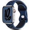 Gulemfy Cinturino Compatibile per Apple Watch 44mm 42mm 45mm 46mm 49mm 38mm 40mm 41mm, Sportiva Cinturini Silicone e Traspirante per iWatch Series 11 SE 10 9 8 7 6 5 4 Ultra