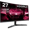 Does not apply MONITOR TELEVISORE SMART TV GAMING 27 POLLICI CURVO 1800R 2560X1440 (QHD) 144HZ