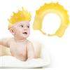 Romon Cappello Doccia Bambini, Cuffia Visiera Cap Regolabile (Giallo)