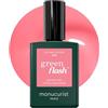 Manucurist Smalto Semipermanente Unghie Rosa Fluo Green Flash Pop - Gel Unghie - 12-free, bio-based (84%) - Manicure Professionale - Made in France - 15 ml