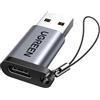 UGREEN Adattatore Tipo C a USB 3.0 Type C Femmina a USB A Maschio (Grigio)