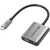 Cable Matters 48 Gbps Adattatore USB C HDMI 2.1 con supporto 4K 120Hz e 8K 60Hz (DSC richiesto) HDR, 100W PD - Compatibile con porte Thunderbolt 4/3 - Risoluzione massima su qualsiasi MacBook 4K@60Hz