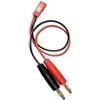 VUNIVERSUM Premium Lipo - Cavo di ricarica per batteria con spina JST BEC maschio da 2 x 4 mm, spina dorata, 30 cm, 20 AWG per caricabatterie Imax