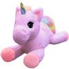 Georgie Porgy Bambini Peluche Unicorno Velluto Peluche Animale Orsacchiotto Peluche Regali di Compleanno per Ragazze (15'' Viola Unicorno)