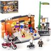 Funwhole Battaglia-di-Danza Blocchi con Luce, City Blocchi Modulari di Fusione Urbana, 429 Pcs, Giocattolo Regalo per Adulti & Adolescenti & Appassionati di Street Culture, F9069，Dance Battle