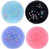 GWAWG Confezione da 4 taba Squishy, Fufu Squishy, Biscuit Stress Relief Toy, Cookie Stress Relief Toy for Anxiety, Ultra Soft Decompression Vent Toy, Anxiety Relief and Calming Gifts for Children and