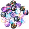 Pllieay 20PCS Palline Rimbalzanti, Palline Rimbalzanti a Tema Spaziale 32mm per Bambini Bomboniere, Riempimento Sacchetti Regalo, Halloween