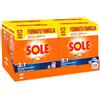 SOLE Bianco Splendente 52 Mis, Confezione da 4x2,6 kg, Detersivo in polvere con bicarbonato per bucato a mano e in lavatrice