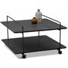 M2 Kollektion Tavolino doppio 2, 80 x 50 x 80 cm