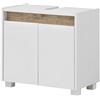 Schildmeyer Cosmo 146316 - Mobile base lavabo, 57 x 54,5 x 33 cm (L x A x P), bianco