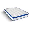 Imperial Confort Copenaghen Premium Materasso, Viscografene Aloe Vera, Blu/Bianco, Singolo, 120x190
