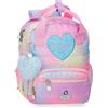 Enso Free Spirit Zaino per la scuola per bambini realizzato in poliestere, spallacci larghi e regolabili che si adattano e tasca frontale., multicolore, Talla única, Zaino 23