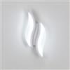 Comely Lampada da parete moderna LED, 20W luce fredda 6500K, Ferro e acrilico lampada da parete, Design creativo illuminazione a LED per corridoio, scale, soggiorno, Bianco, 29 * 5cm