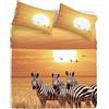 Gabel ZEBRE PARURE COPRILETTO SINGOLO