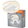 LEDVANCE plafoniera/ventilatore ad anello; 55W; CCT; IP20 per interni; bianco; dimmerabile