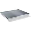 Oppaha - Spianatoia da Cucina in Acciaio Inox - Piano da Lavoro Professionale per Impastare - Superficie in AISI 304 con Tappetino Antiscivolo - Logo Tagliato nel Metallo - 60x47 cm