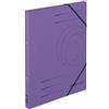 Herlitz, raccoglitore ad anelli, 11254398, formato A4, 2 anelli, ampiezza 25 mm, altezza 14 mm, colorato, 5 pezzi, arancione Violett