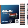 Gillette Fusion 5 Lamette Da Barba, 12 Ricambi Da 5 Lame, Delicatezza Insuperabile, Rasatura Scorrevole Con Striscia Lubrificante, Fino A 1 Mese Di Rasatura Con 1 Lametta, Penna Inclusa