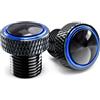 CCYYMOWOK M10 tappi specchietti moto accessori per mt07 mt09 mt10 sp | 650mt 800MT 650NK | trident 660 | voge 525 900 dsx 500ds 300 | cb 500x cb650r cbr cb500x cb500f | Forza750 | GSXS 750 1000 (Blu)