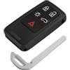 onetop1 Smart Car Key sostituzione per Volvo S60 V60 V70 S80 XC70 XC60 2008-2017 5 pulsanti Remote Keyless Case chiave a guscio chiave sostituzione accessori auto ricambio telecomando