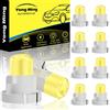 YONGMING LED T3 Neo bianco per cruscotto di controllo della temperatura 12V, confezione da 10 lampadine