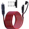 LANMINGLEL presa accendisigari per cavo SAE, cavo di ricarica da 16AWG 12V con adattatore SAE a sgancio rapido e luce LED, per batteria da campeggio, rimorchio, pannelli solari,10 piedi