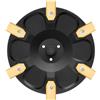FourShow [ATTREZZATURA] Piatto per coltelli + 6 lame compatibili con Segway Navimow i105E, i108E & i110E tagliaerba robot, disco rotativo