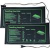 EWENYS Tappetino riscaldante per piante, grafene, tappetino termico per piantine, IP67, impermeabile, 20 W, temperatura 20 W, per la coltivazione di serre o growbox (53 x 25 cm, 2 pezzi)