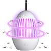 IXYHKB Lampada Antizanzare Elettrico, Zanzariera Elettrica Insetticida con Luce UV Uccisore di Zanzare Bug Zapper Elettrico Trappola Zanzare Elettrico Trappola per Insetti e Mosche per Casa Interno (Bianco)
