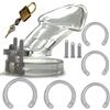 Future of your pleasure Sensual Set di anelli Castità uomo pene Male chastity Gabbia pene di castità uomo Cintura castita gabbia per cazzi La cintura di castita' Chastity cage Cock cage N22