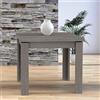 Yellowshop Yellow shop - Tavolo quadrato allungabile a libro cm 80x80, 90x90, 100x100 RODI Rovere Grigio (90/180x90 cm)