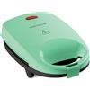 Nostalgia MyMini Maker di Sandwich Personale, Pressa Panini Nonstick, Pockets di Pizza, Quesadillas, Verde Menta