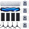 Fixbetter Set di Accessori per Ecovacs Deebot X8 Pro Omni/X8 Omni/T80 Omni Robot Aspirapolvere, 1 Spazzola per Rotoli, 1 Rullo di Lanugine, 4 Filtri, 4 Sacchetti di Polvere, 4 spazzole laterali
