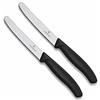 Victorinox | Coltello da tavola Swiss Classic | 2 pezzi | nero | Swiss Made | ideale anche come coltello da colazione