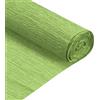 QUARKZMAN Rotolo di Carta Crespa 210cm Lunghezza 50cm Larghezza per Cerimonia Nozze Varie Grandi Feste Decorazione, Verde Chiaro