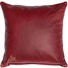 Centaur - Cuscino in vera pelle al 100% - Bordeaux 40 x 40 cm Cuscino in pelle per divano o camera da letto Decorativo Facile da pulire - Fatto a mano in Germania