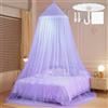 Cinghia Zanzariera a Cupola, Letto Purple, Singolo, Senza Porta, da Letto, Baldacchino Adatto Uso Interno ed Esterno